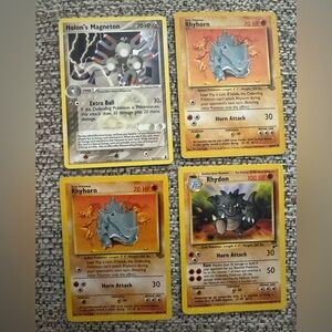 Vintage Pokémon Trading Cards Set